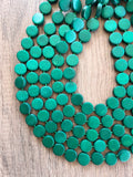 Dark Green Wood Bead Multi Strand Boho Statement Necklace - Charlotte