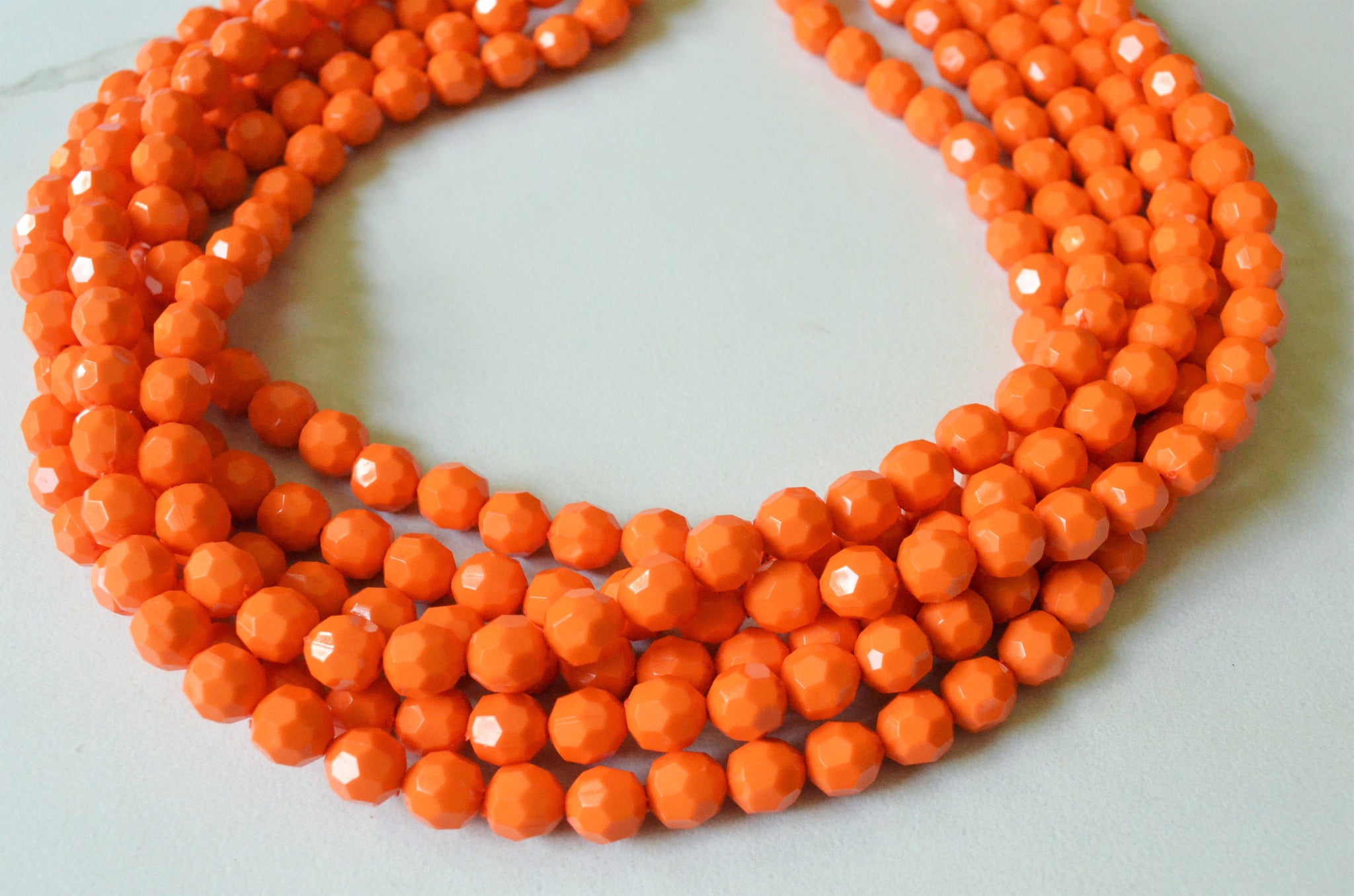 Multistrand, graduated and other coral necklaces and chains